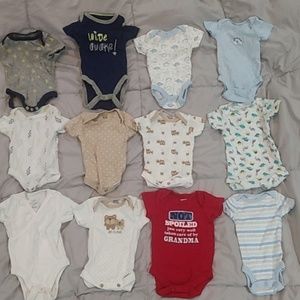 NB boy bundle of onesies